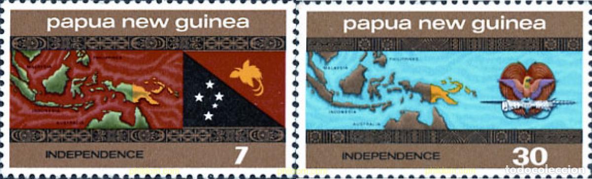 Sellos: 162265 MNH PAPUA NUEVA GUINEA 1975 INDEPENDENCIA