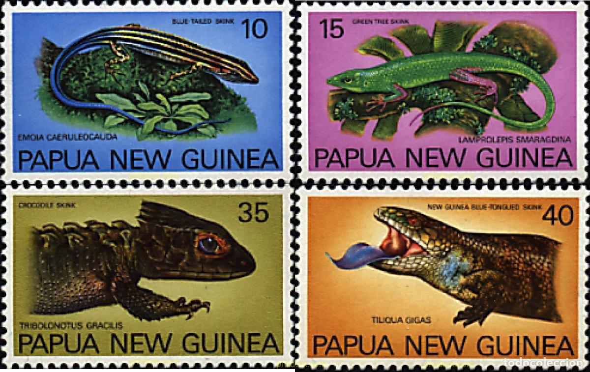 Sellos: 45043 MNH PAPUA NUEVA GUINEA 1978 REPTILES