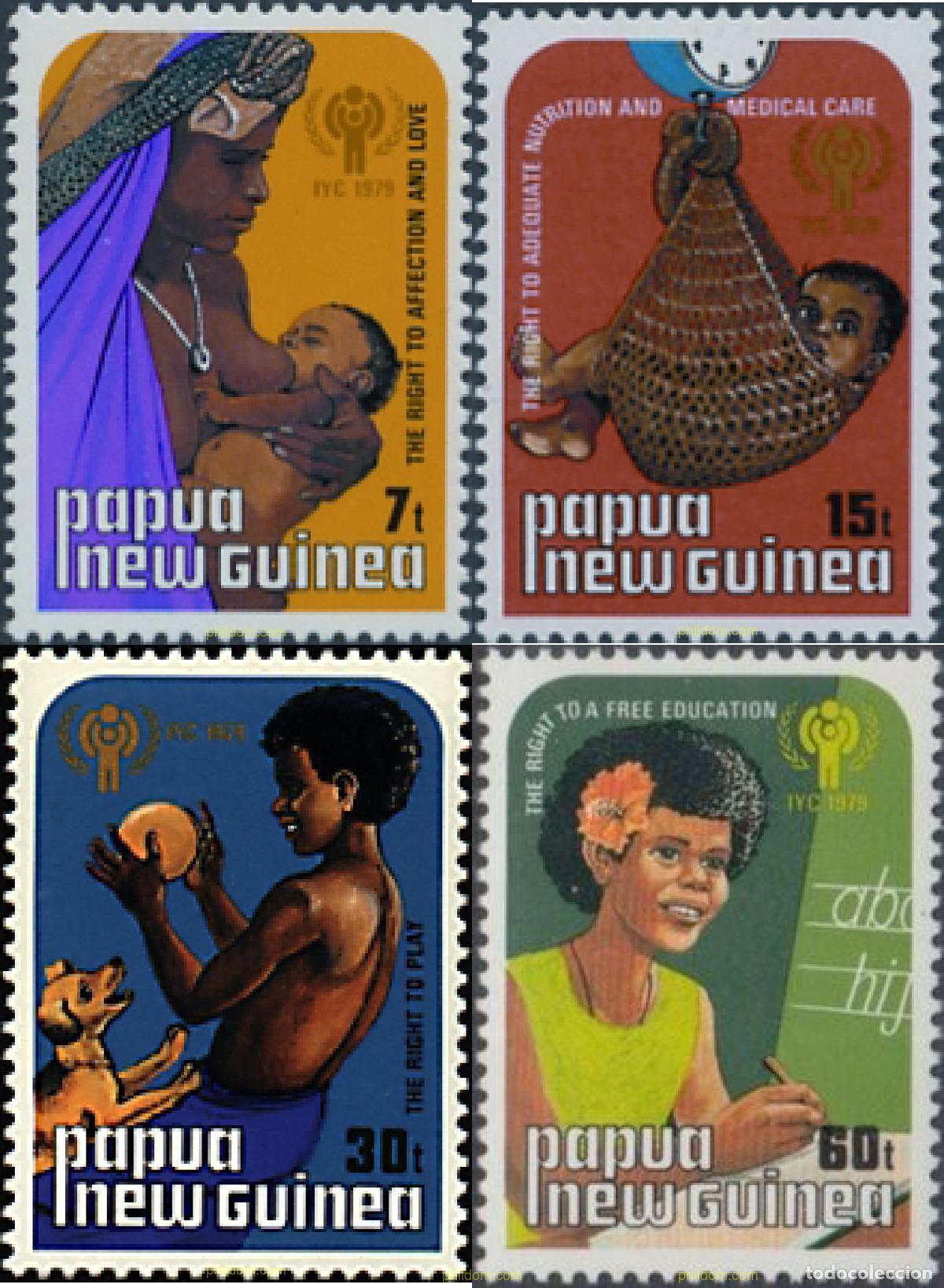 Sellos: 71806 MNH PAPUA NUEVA GUINEA 1979 A&Ntilde;O INTERNACIONAL DEL NI&Ntilde;O