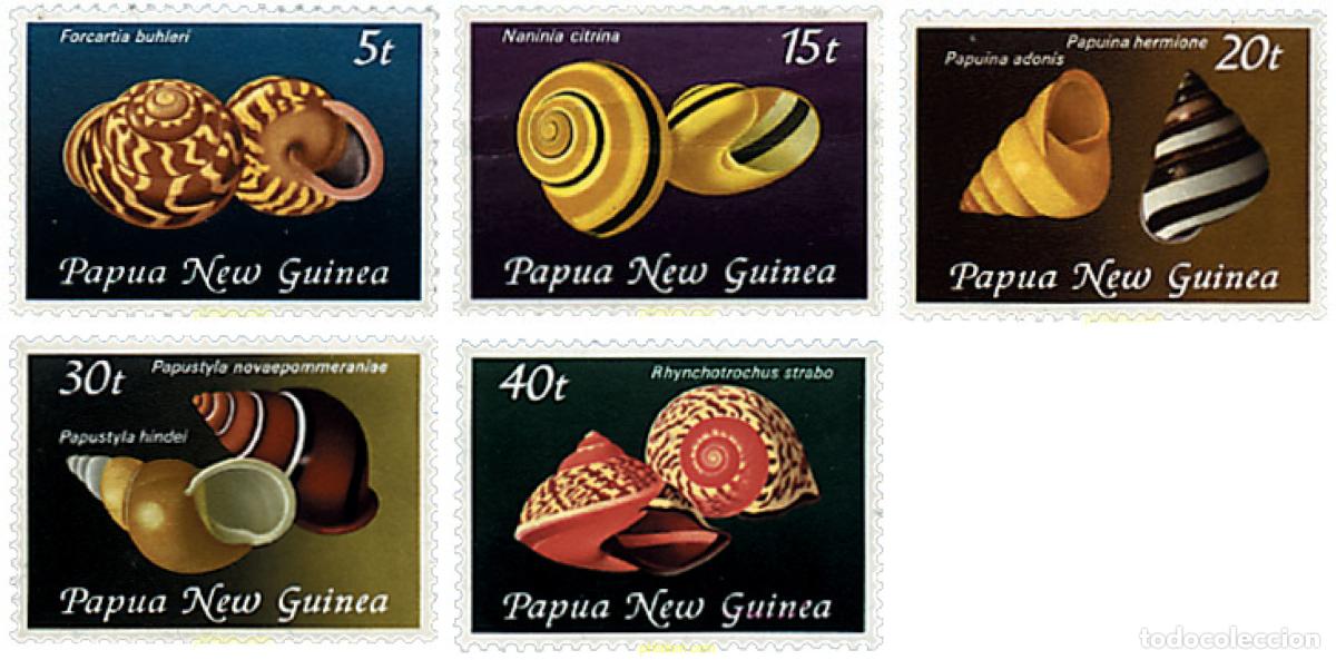 Sellos: 45047 MNH PAPUA NUEVA GUINEA 1981 CONCHAS