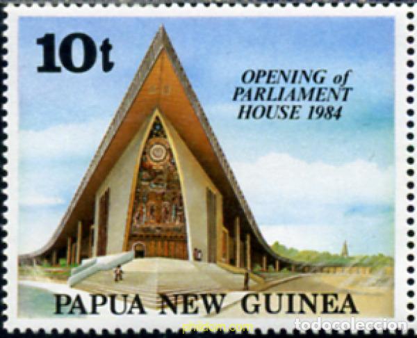 Sellos: 245568 MNH PAPUA NUEVA GUINEA 1984 INAUGURACION DE LA CASA DEL PARLAMENTO