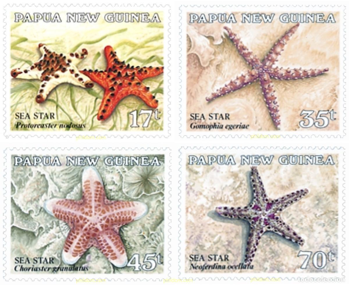 Sellos: 45072 MNH PAPUA NUEVA GUINEA 1987 ESTRELLAS DE MAR