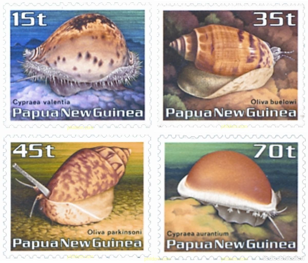 Sellos: 45068 MNH PAPUA NUEVA GUINEA 1986 CONCHAS