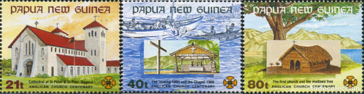 Sellos: 350217 MNH PAPUA NUEVA GUINEA 1991 IGLESIA ANGLICANA