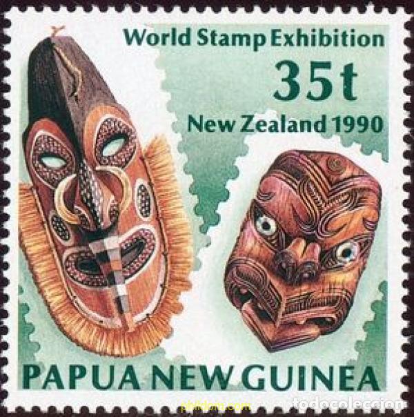 Sellos: 188383 MNH PAPUA NUEVA GUINEA 1990 NEW ZEALAND 90. EXPOSICION FILATELICA INTERNACIONAL