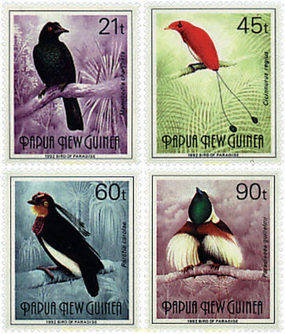 Sellos: 45087 MNH PAPUA NUEVA GUINEA 1992 AVES DEL PARAISO