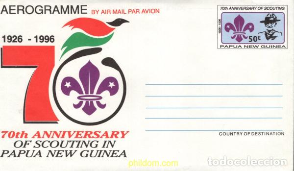 Sellos: 717650 MNH PAPUA NUEVA GUINEA 1996 70 A&Ntilde;OS DEL ESCULTISMO EN PAPUA NUEVA GUINEA