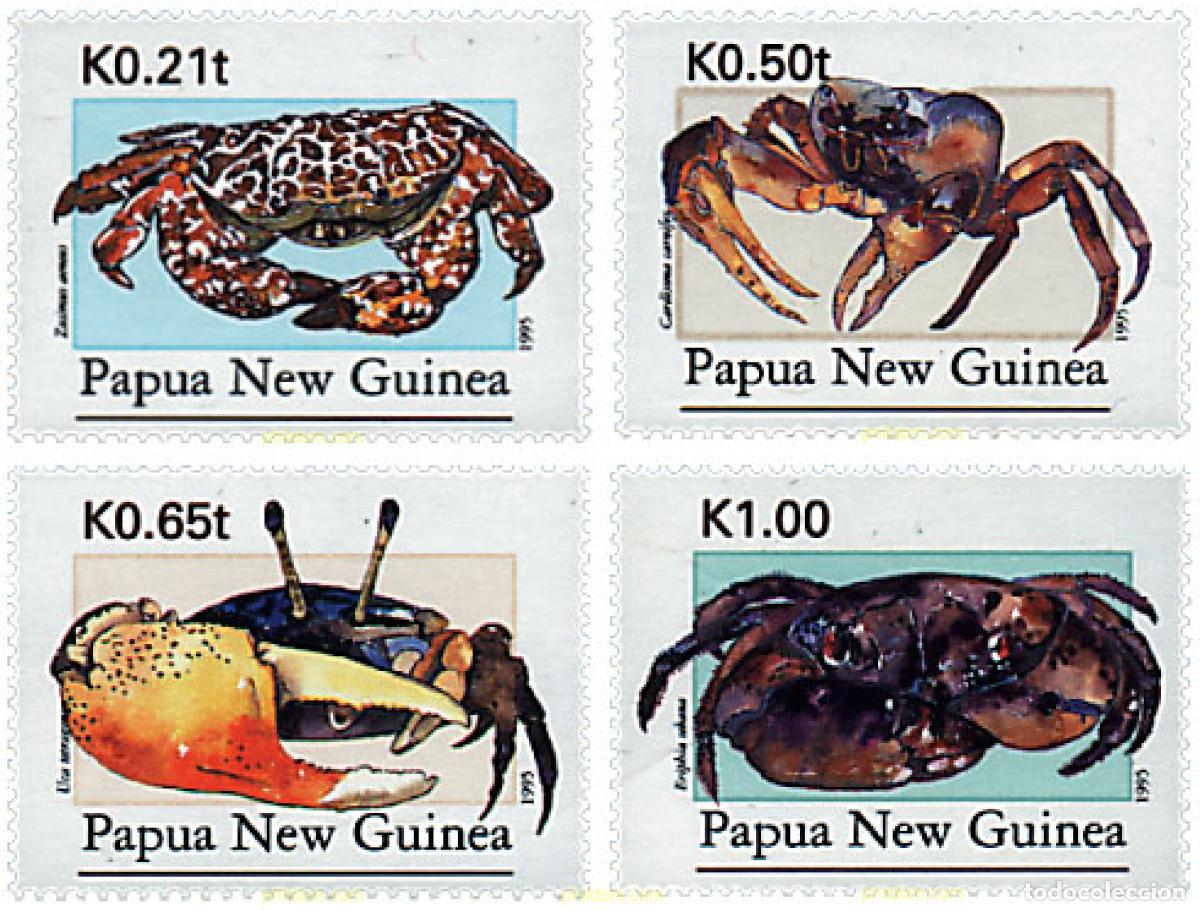 Sellos: 45117 MNH PAPUA NUEVA GUINEA 1995 CANGREJOS