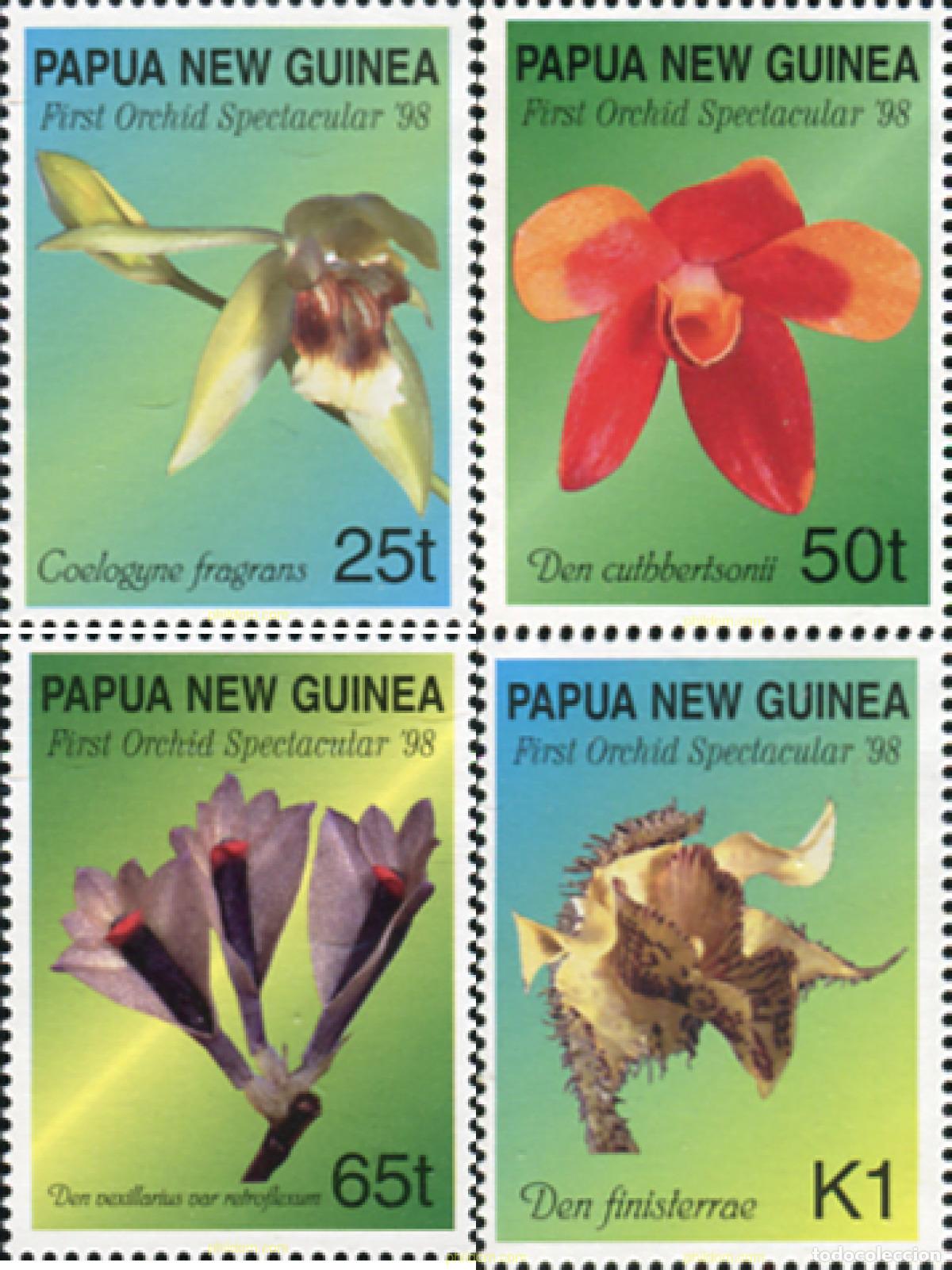Sellos: 350233 MNH PAPUA NUEVA GUINEA 1998 ORQUIDEAS