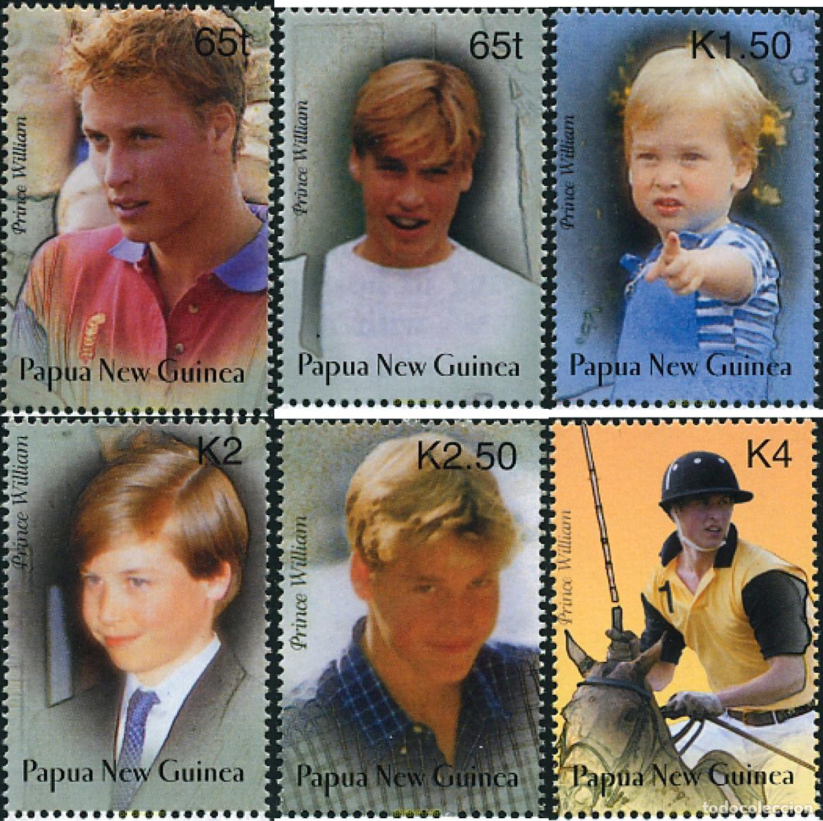 Sellos: 126839 MNH PAPUA NUEVA GUINEA 2003 21 ANIVERSARIO DEL NACIMIENTO DEL PRINCIPE GUILLERMO