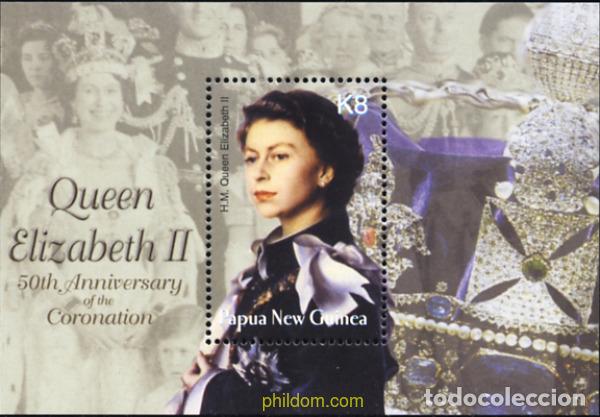 Sellos: 173033 MNH PAPUA NUEVA GUINEA 2003 CINCUENTENARIO DEL CORONAMIENTO DE LA REINA ELISABETH II
