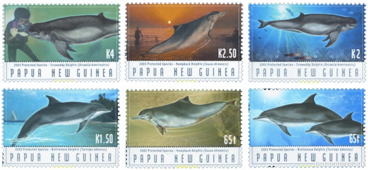 Sellos: 137713 MNH PAPUA NUEVA GUINEA 2003 DELFINES