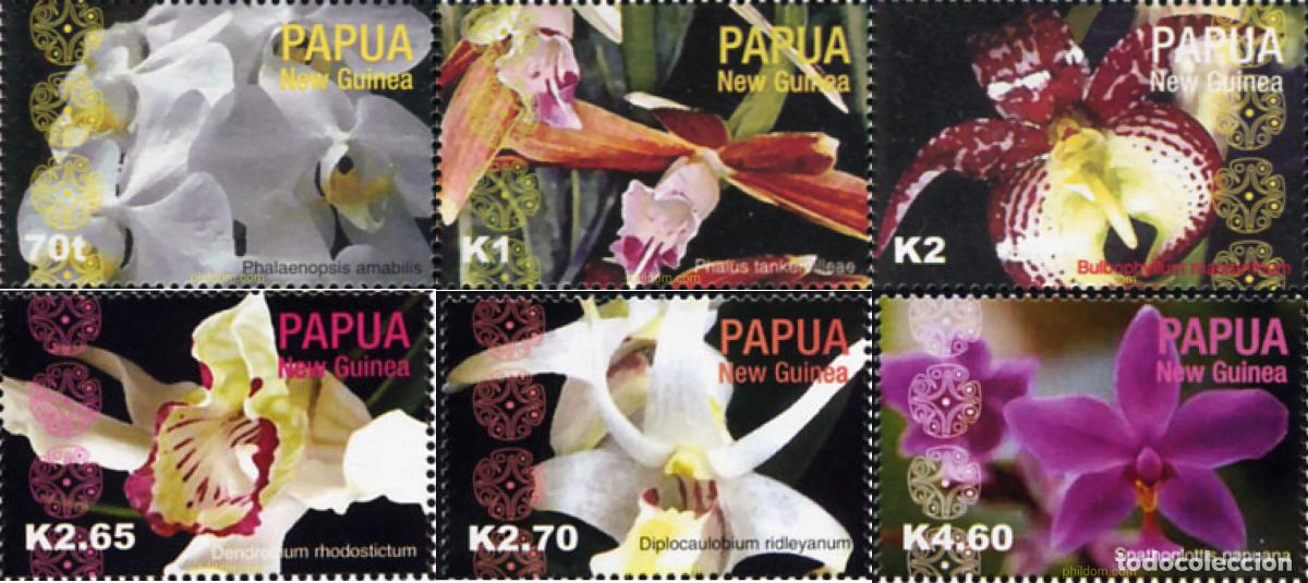 Sellos: 154643 MNH PAPUA NUEVA GUINEA 2004 ORQUIDEAS