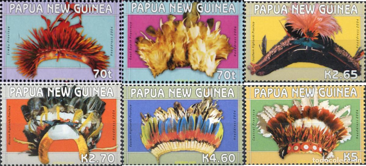 Sellos: 158421 MNH PAPUA NUEVA GUINEA 2004 TRAJES TIPICOS