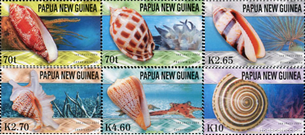 Sellos: 153162 MNH PAPUA NUEVA GUINEA 2004 CONCHAS
