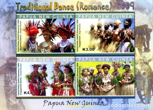 Sellos: 250936 MNH PAPUA NUEVA GUINEA 2009 DANZAS TRADICIONALES