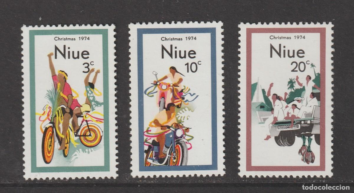 Sellos: Niue 1974 - Yvert 153/155 mnh**