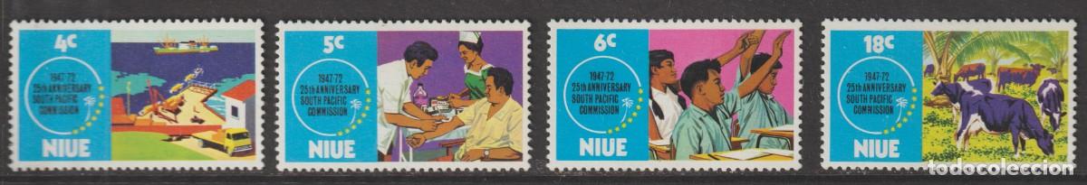 Sellos: Niue 1972 - Yvert 137/140 mnh**