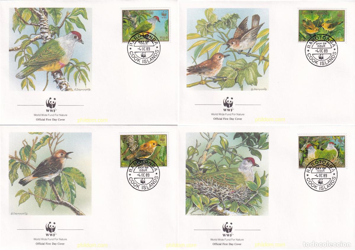 Sellos: 23131 MNH COOK Islas 1989 MONARCA PARAISO DE RAROTONGA, TIPOLO DE RAROTONGA