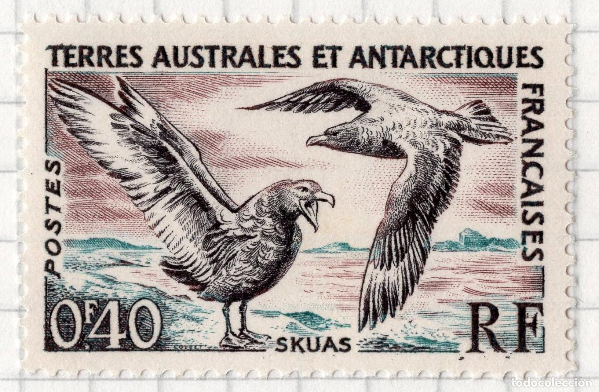 Sellos: TIERRAS AUSTRALES FRANCESAS 1959 STAMP MICHEL TF15