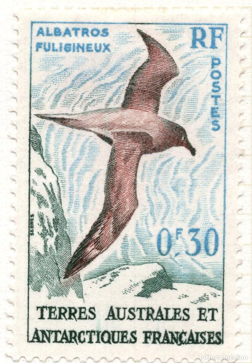 Sellos: TIERRAS AUSTRALES FRANCESAS 1959 STAMP MICHEL TF14