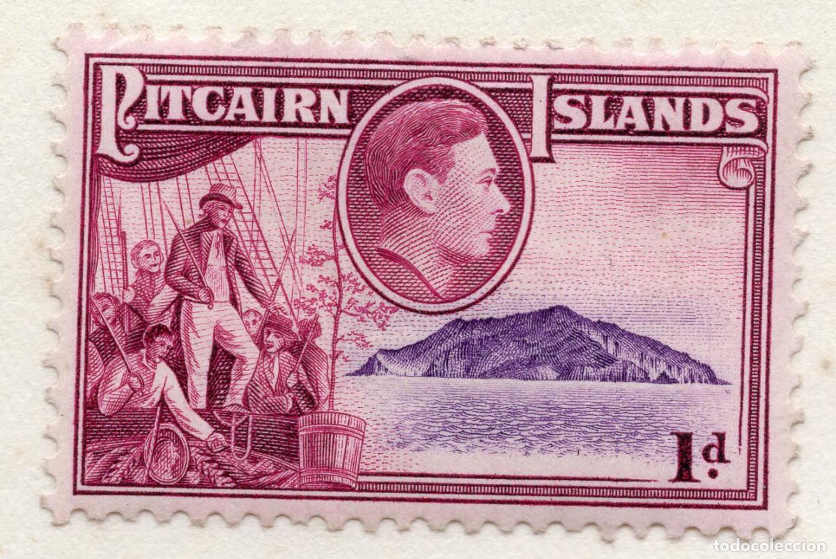 Sellos: PITCAIRN ISLANDS 1940 STAMP MICHEL PN 2