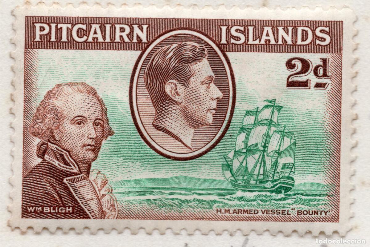 Sellos: PITCAIRN ISLANDS 1940 STAMP MICHEL PN 4