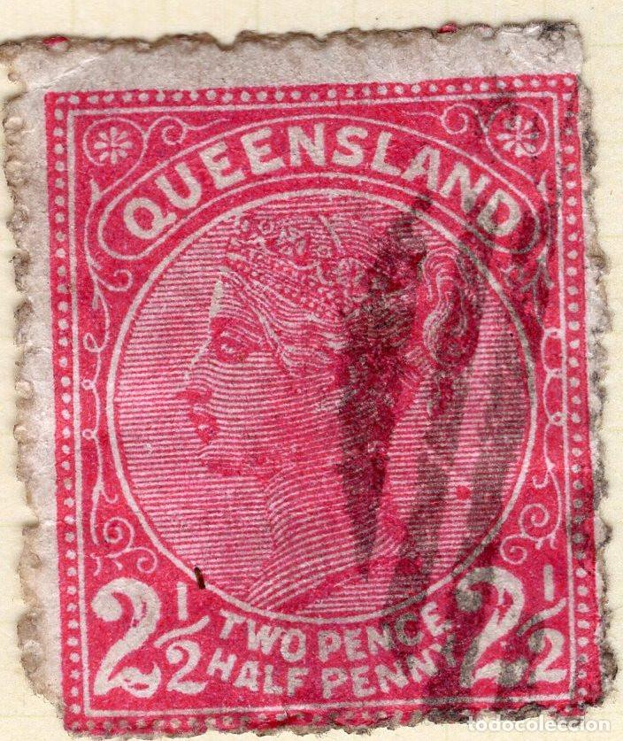 Sellos: QUEENSLAND 1890 STAMP MICHEL AU-QU 74