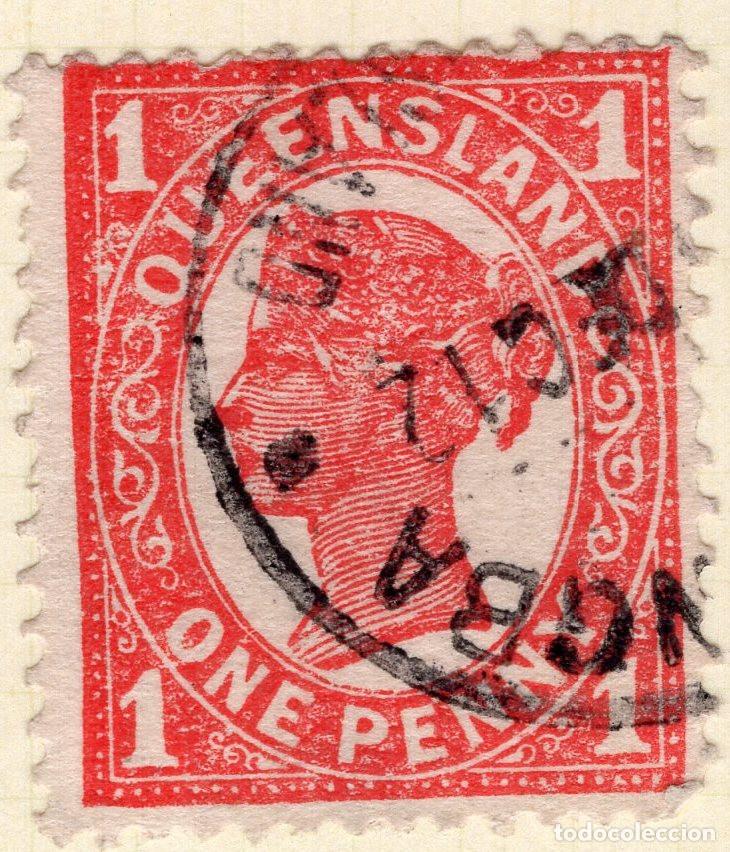 Sellos: QUEENSLAND 1897 STAMP MICHEL AU-QU 95