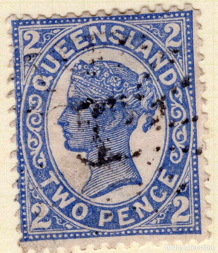 Sellos: QUEENSLAND 1897 STAMP MICHEL AU-QU 96