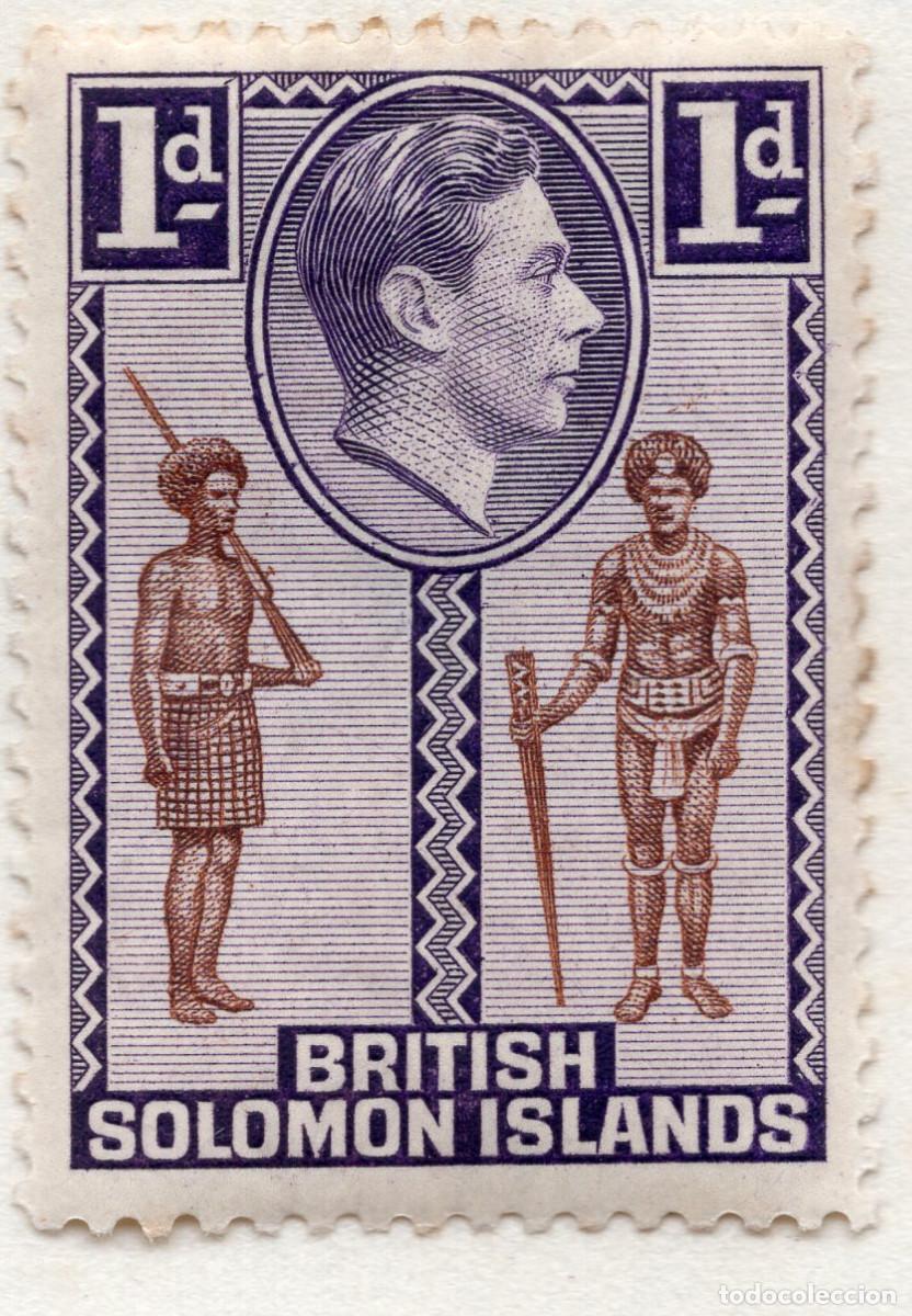 Sellos: SOLOMON ISLANDS 1939 , STAMP MICHEL SB 60