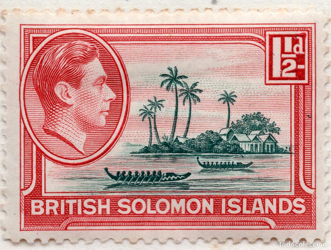 Sellos: SOLOMON ISLANDS 1939 , STAMP MICHEL SB 61