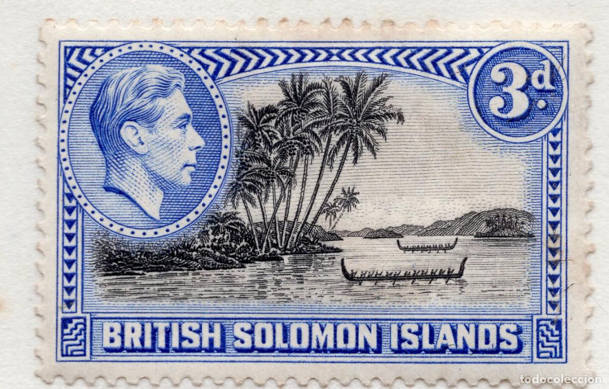 Sellos: SOLOMON ISLANDS 1939 , STAMP MICHEL SB 64A