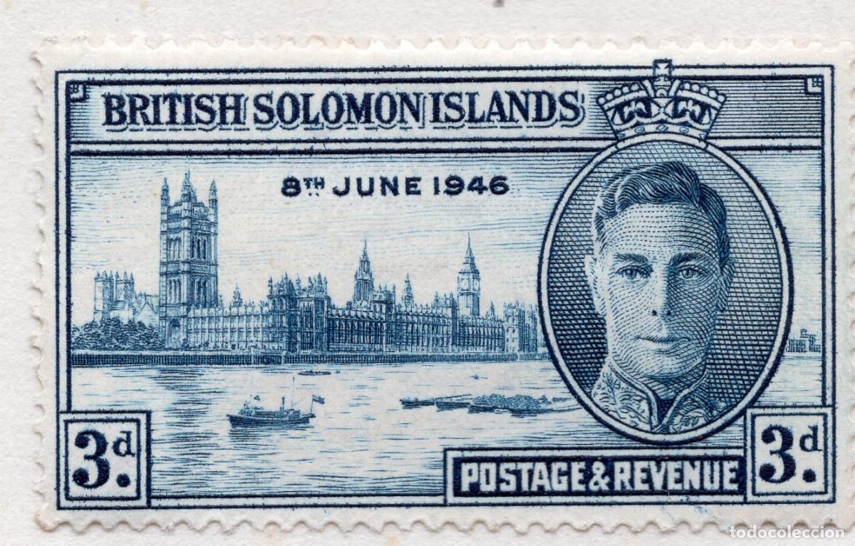 Sellos: SOLOMON ISLANDS 1946 , STAMP MICHEL SB 73