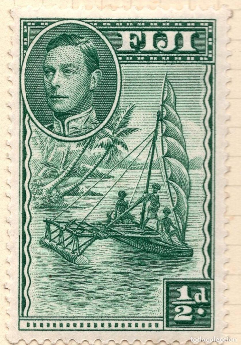 Sellos: FIJI 1938 , STAMP MICHEL FJ 92C
