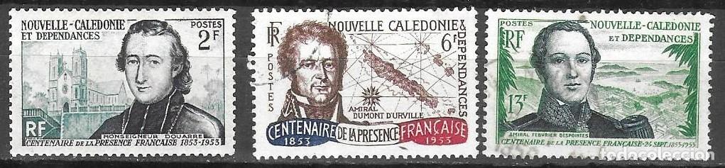 Sellos: SELLOS USADOS DE NUEVA CALEDONIA 1953, YT 281/ 83