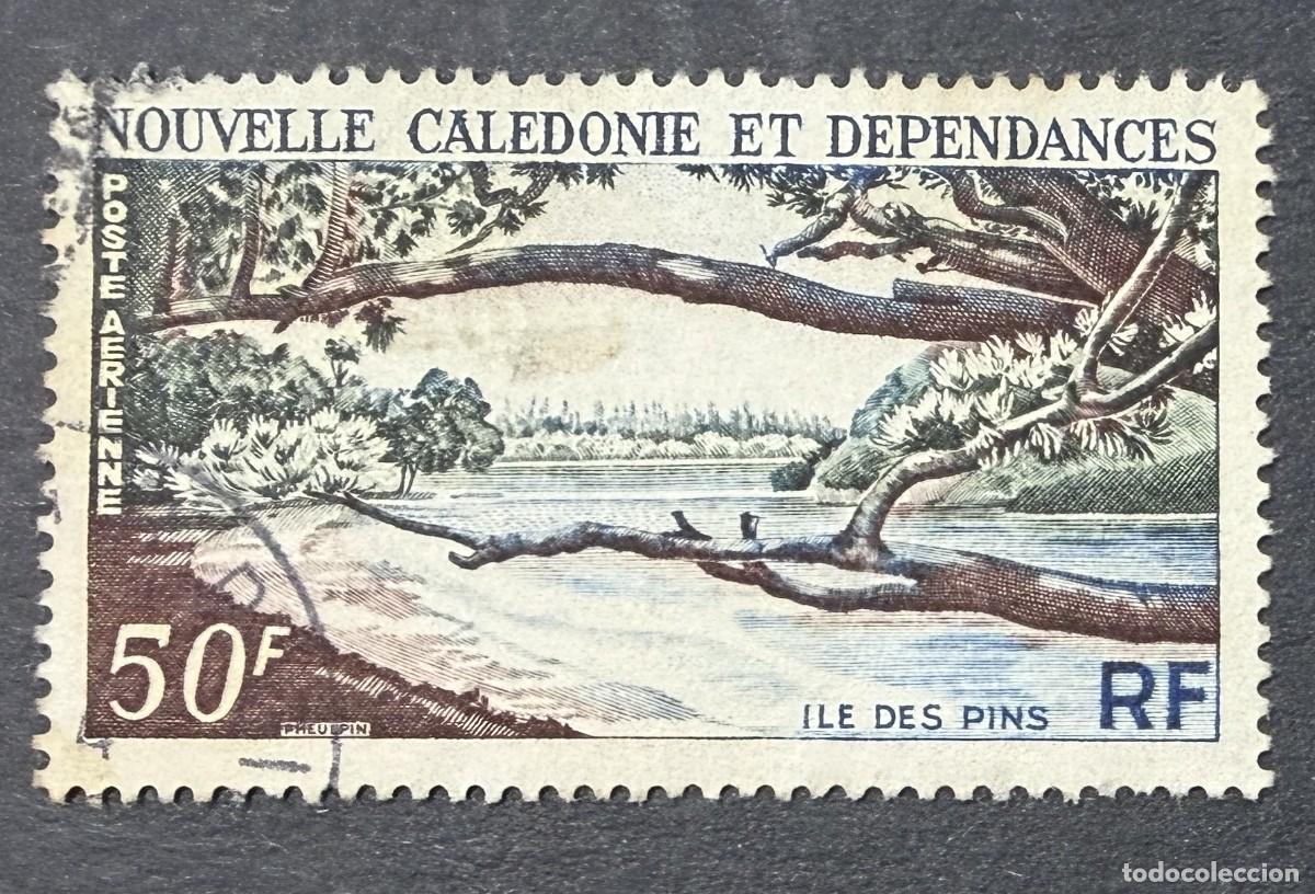 Sellos: NUEVA CALEDONIA, 1964. YVERT AEREO 75. LA ISLA DE LOS PINOS. SERIE COMPLETA. USADO