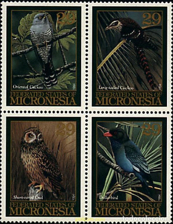 Sellos: 294072 MNH MICRONESIA 1994 AVES