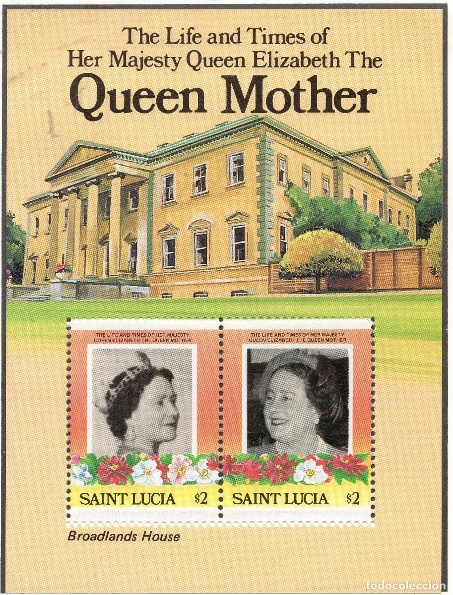 Sellos: SANTA LUCIA 1985 STAMP MICHEL LC BL40