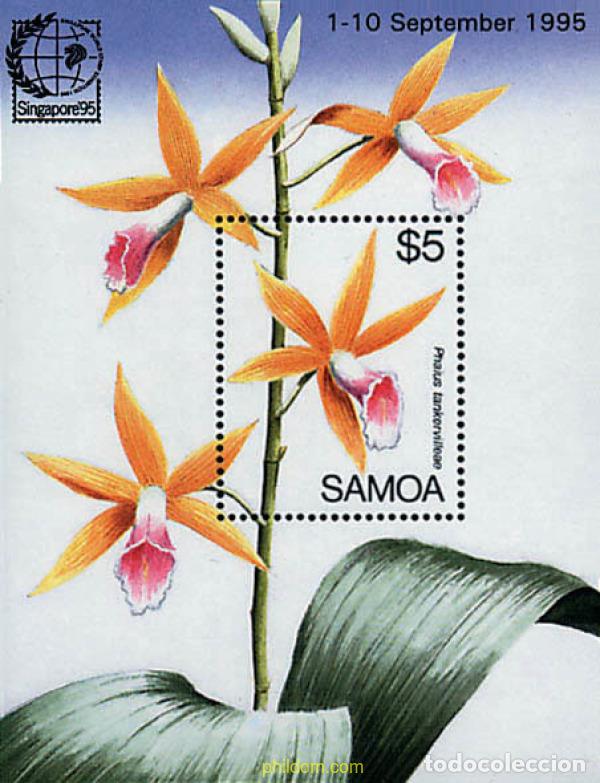 Sellos: 93158 MNH SAMOA 1995 SINGAPORE 95. EXPOSICION FILATELICA INTERNACIONAL