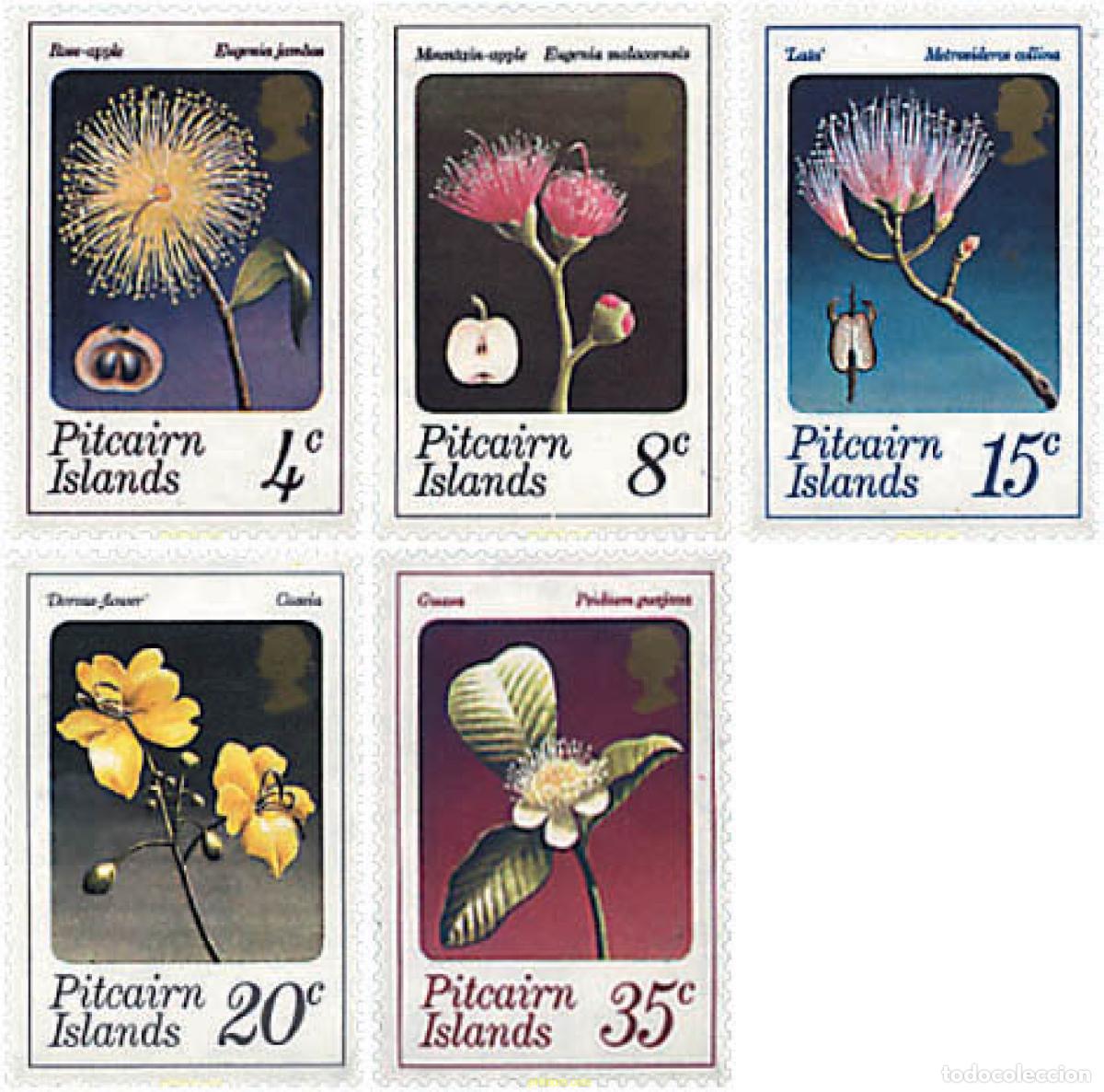 Sellos: 94285 MNH PITCAIRN Islas 1973 FLORES