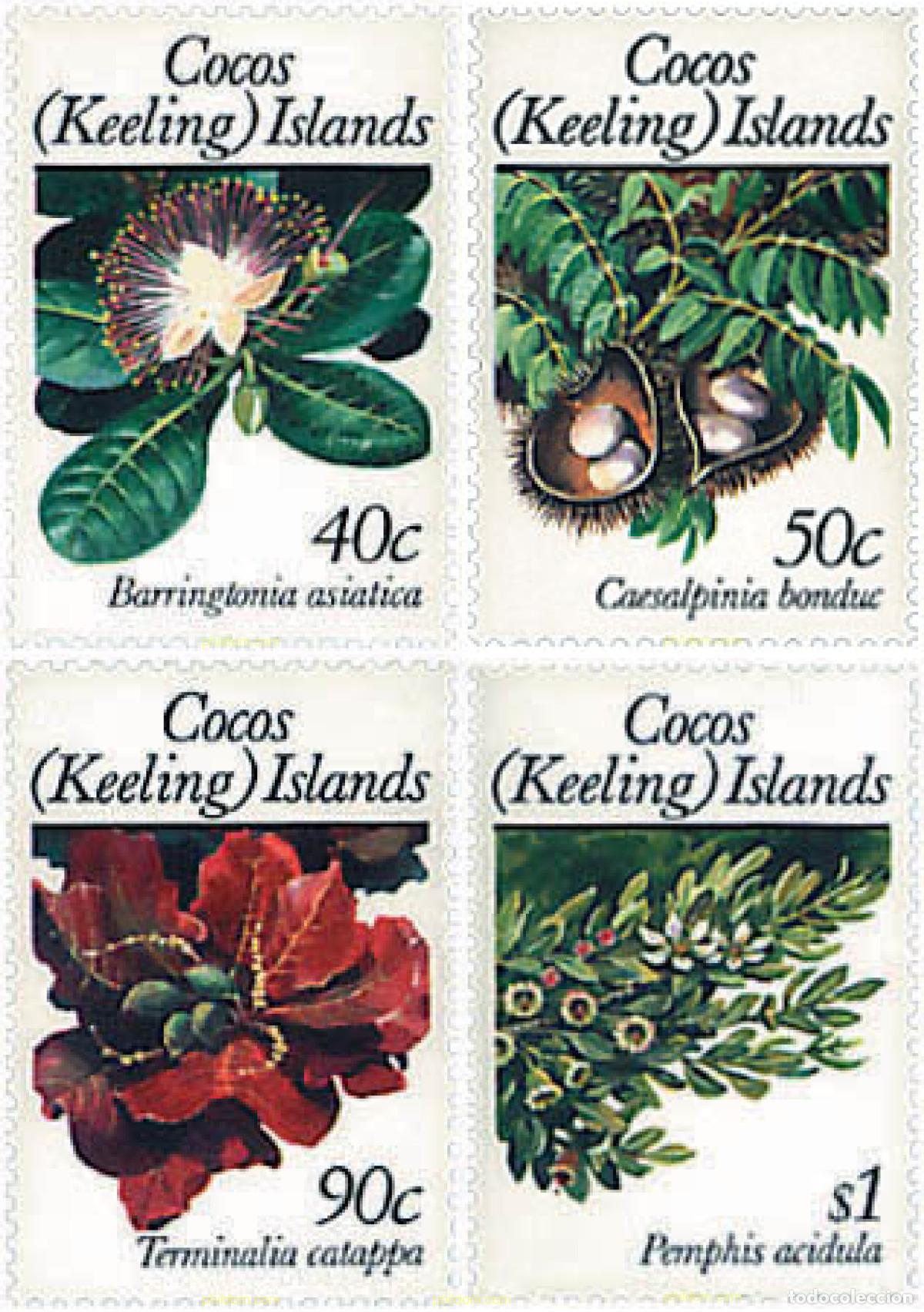 Sellos: 100058 MNH COCOS Islas 1989 FLORA