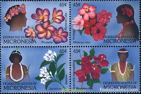 Sellos: 4453 MNH MICRONESIA 1989 FLORES