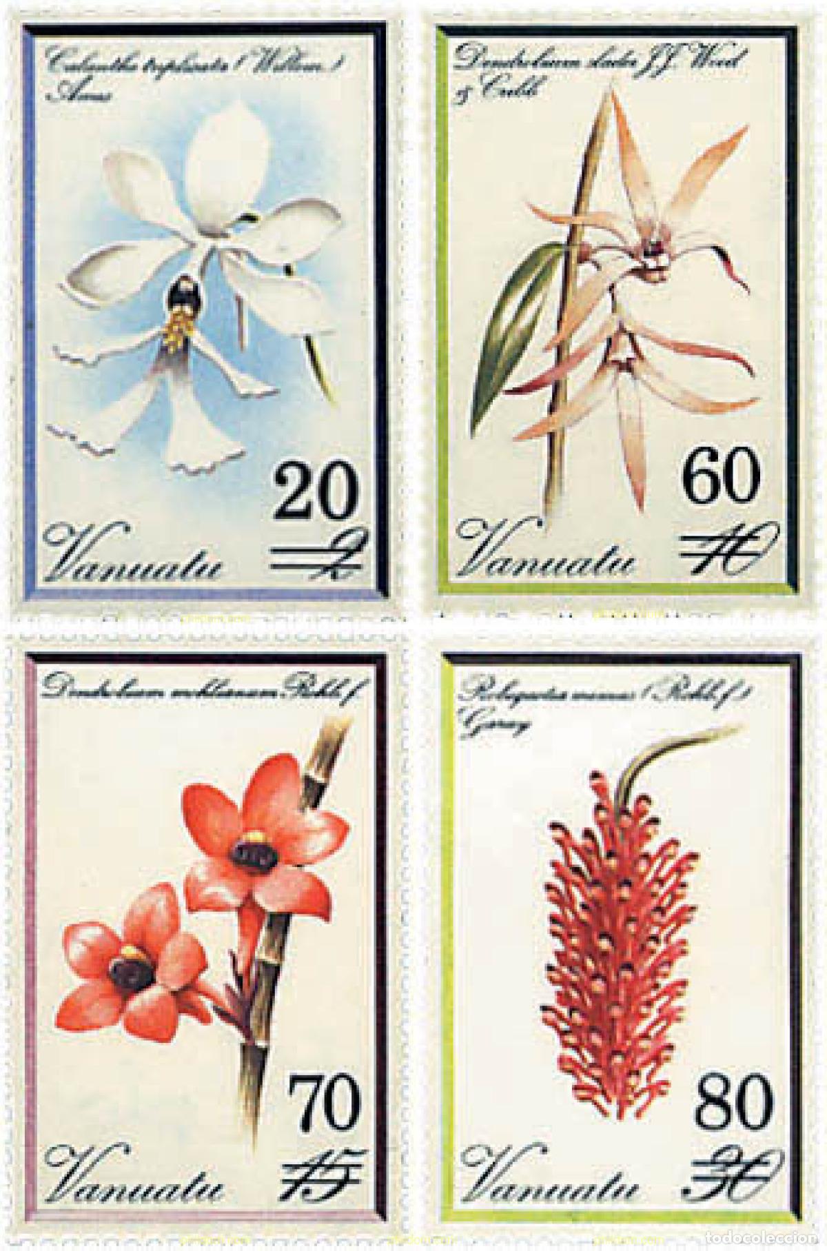 Sellos: 92644 MNH VANUATU 1991 ORQUIDEAS
