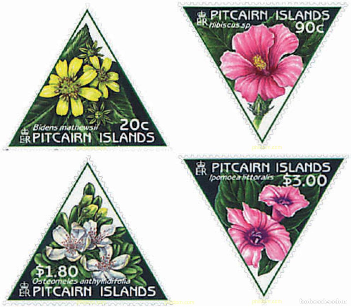 Sellos: 94298 MNH PITCAIRN Islas 1998 FLORA