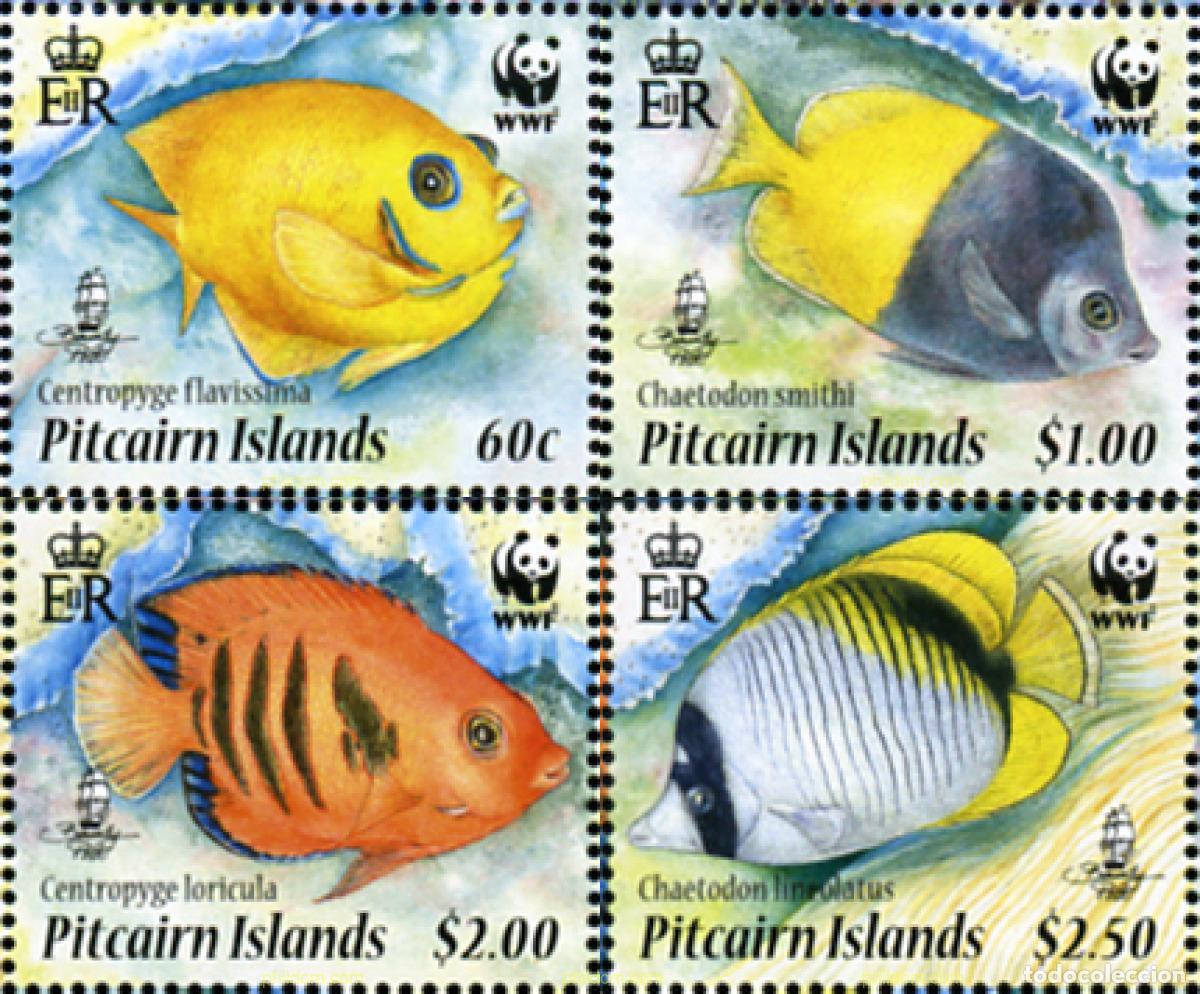 Sellos: 249864 MNH PITCAIRN Islas 2010 PECES