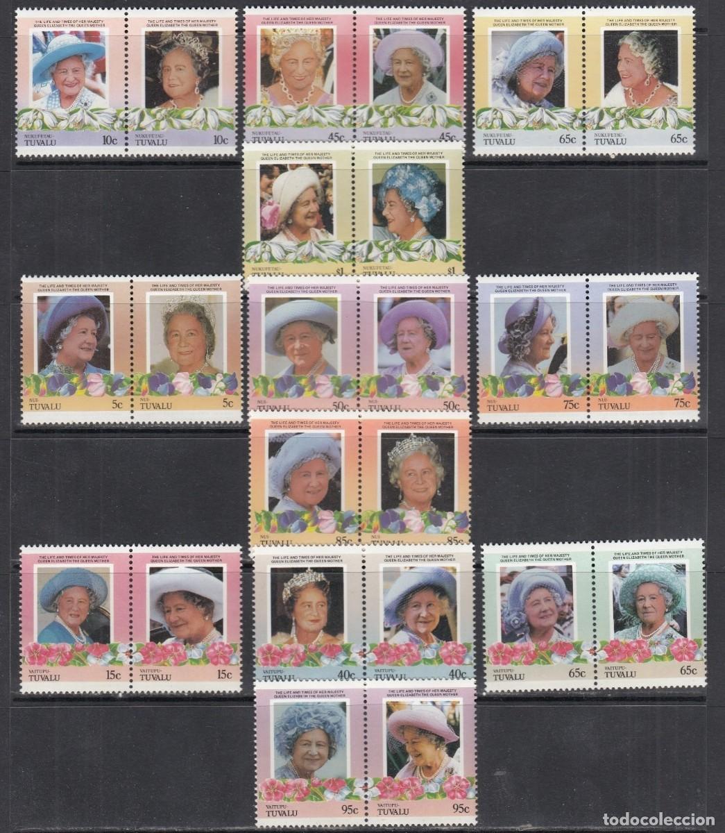 Sellos: TUVALU 1985 SERIE 24 STAMPS MNH QUEEN ELIZABETH II ROYALTY REALEZA