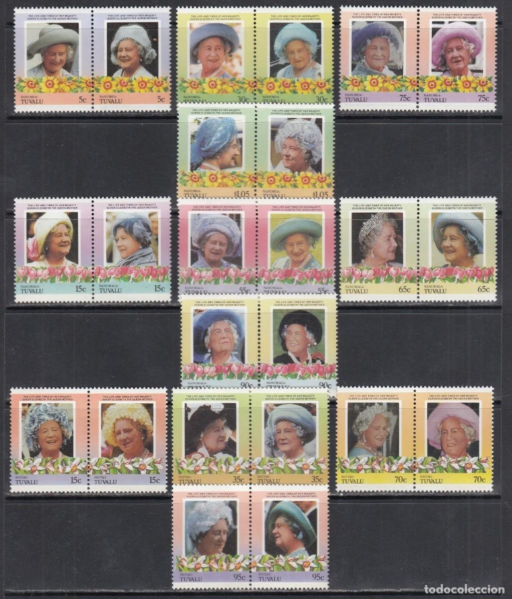 Sellos: TUVALU 1985 SERIE 24 STAMPS MNH QUEEN ELIZABETH II ROYALTY REALEZA