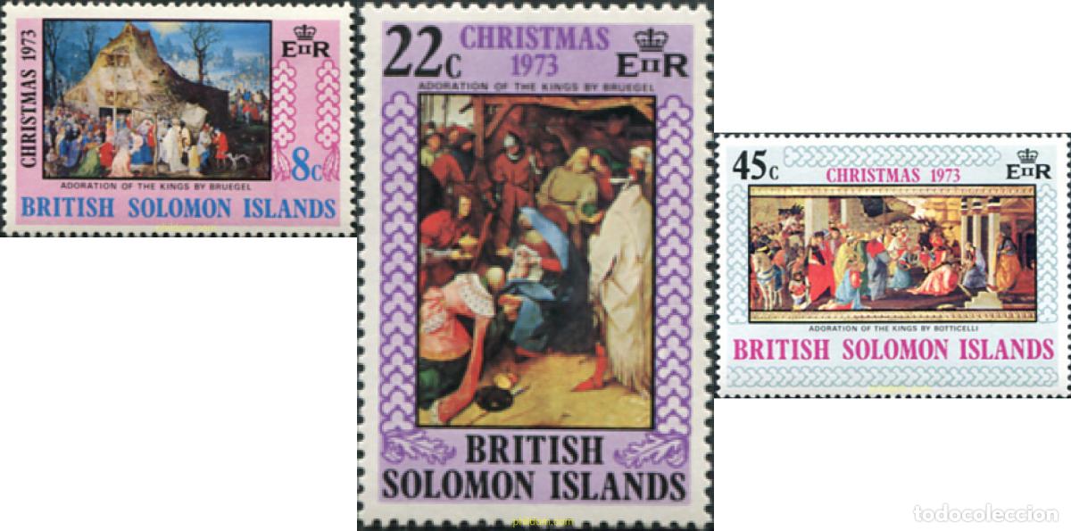 Sellos: 293925 MNH SALOMON 1973 NAVIDAD