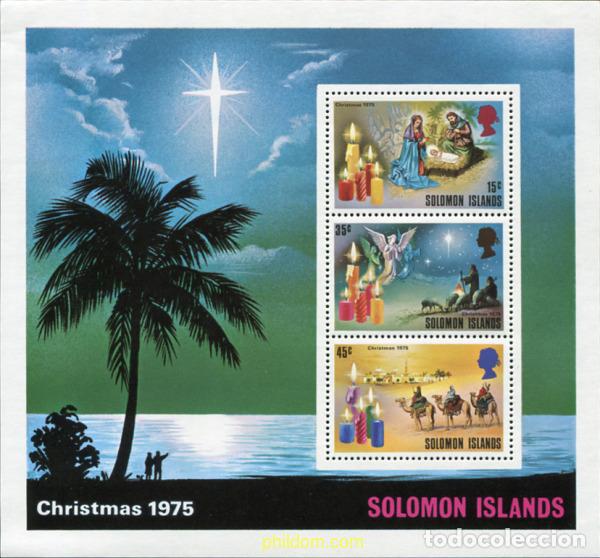Sellos: 628557 MNH SALOMON 1975 NAVIDAD